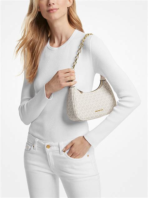 michael kors cora medium signature logo shoulder bag|Michael Kors cora bags.